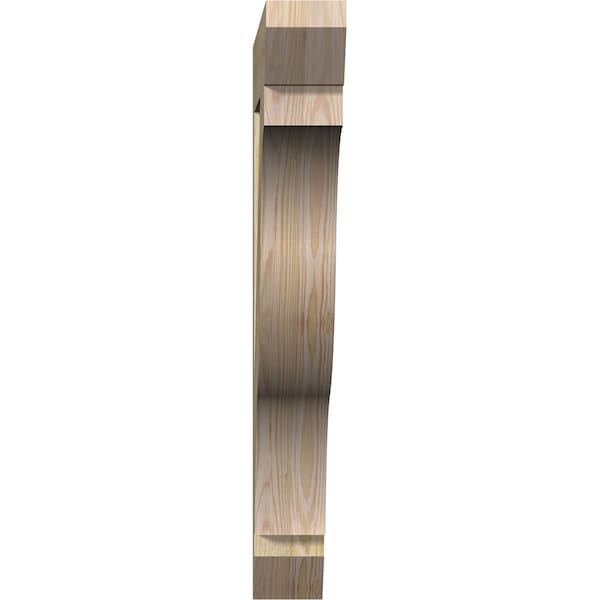 Funston Slat Rough Sawn Bracket, Douglas Fir, 4W X 32D X 32H